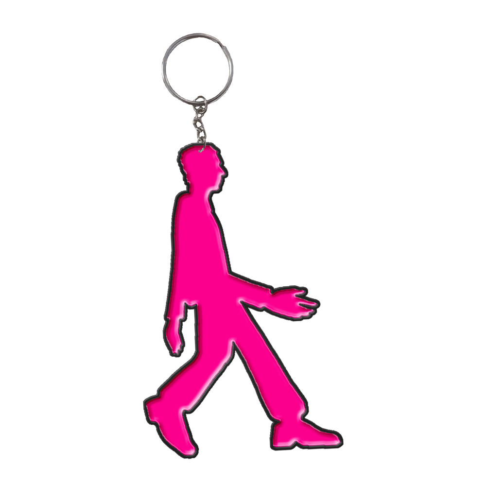 Walking Man Keyring